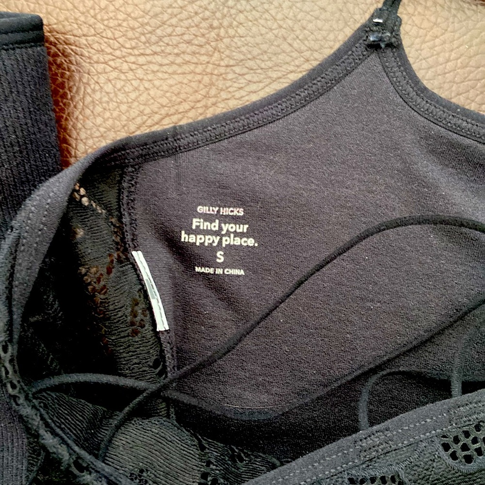 Black bralettes (2) w/lace back. Size S & size L. NWOT. - Picture 4 of 8